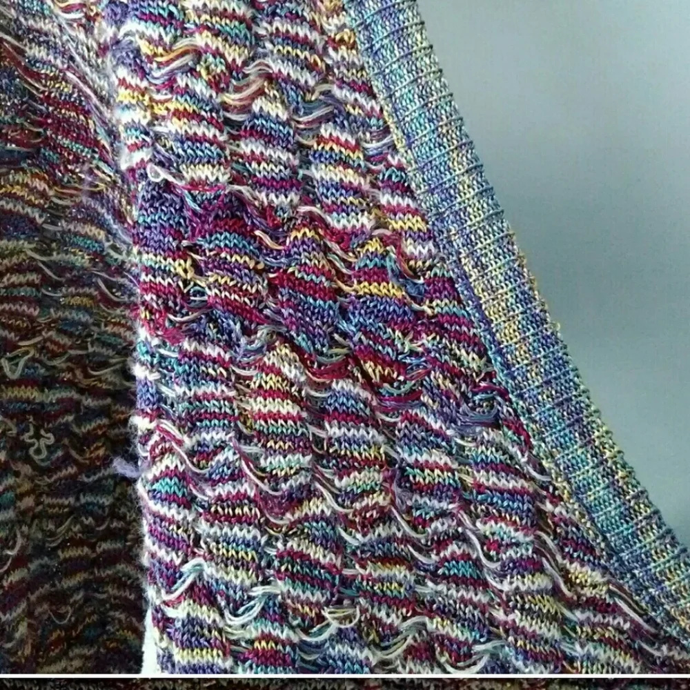 Free People Sunrise Knit Sweater Stretchy Mini Dress Purple Raven Combo Bodycon - Picture 2 of 16